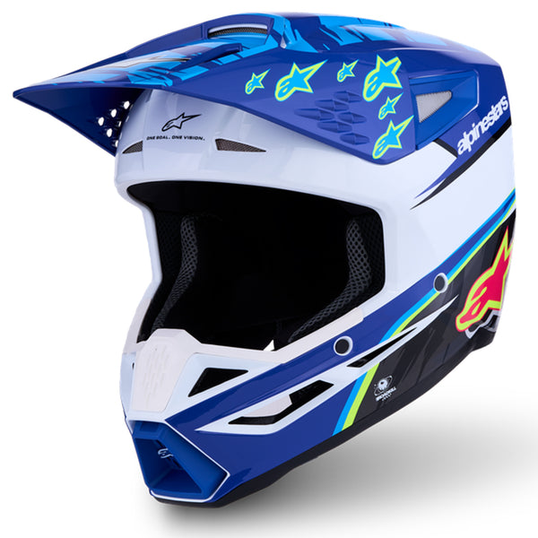 Alpinestars - SM3 Falcon Blue/White/Black/Pink Helmet