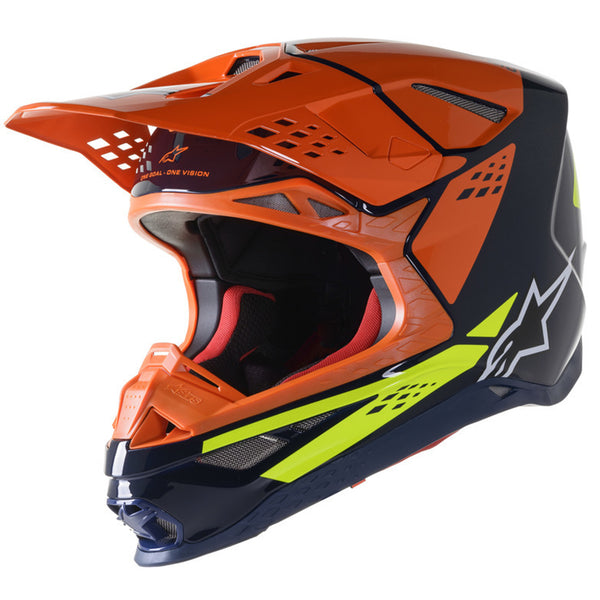 Alpinestars - S-M8 Factory Blue/Orange Helmet