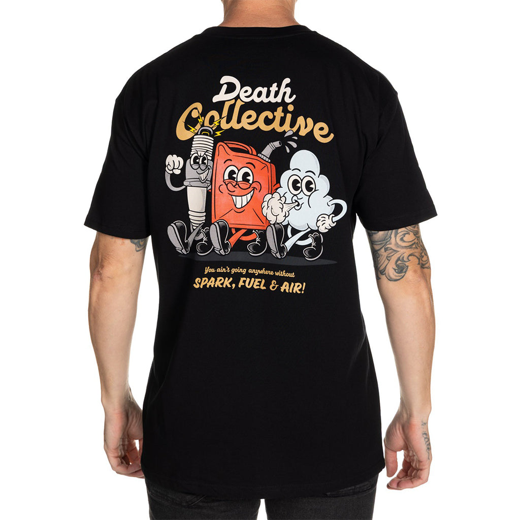 Death Collective - Spark Fuel Air Black Tee
