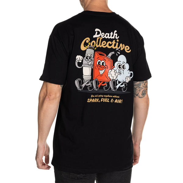 Death Collective - Spark Fuel Air Black Tee