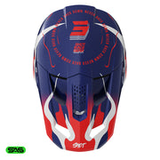 Shot - 2026 Speed Beast Blue/Red Pearly Helmet