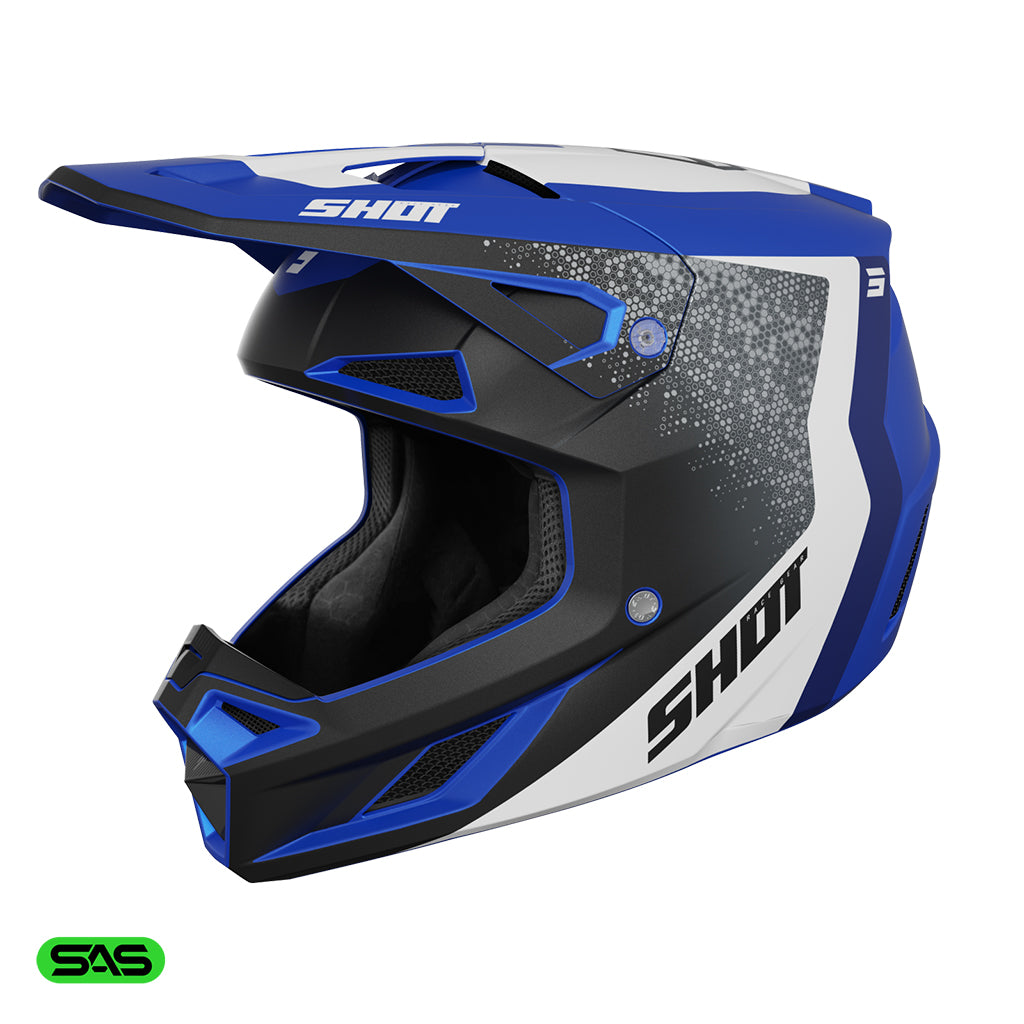 Shot - 2026 Speed Hybrid Matt Blue Helmet