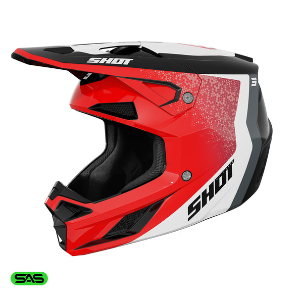 Shot - 2026 Speed Hybrid Gloss Red Helmet