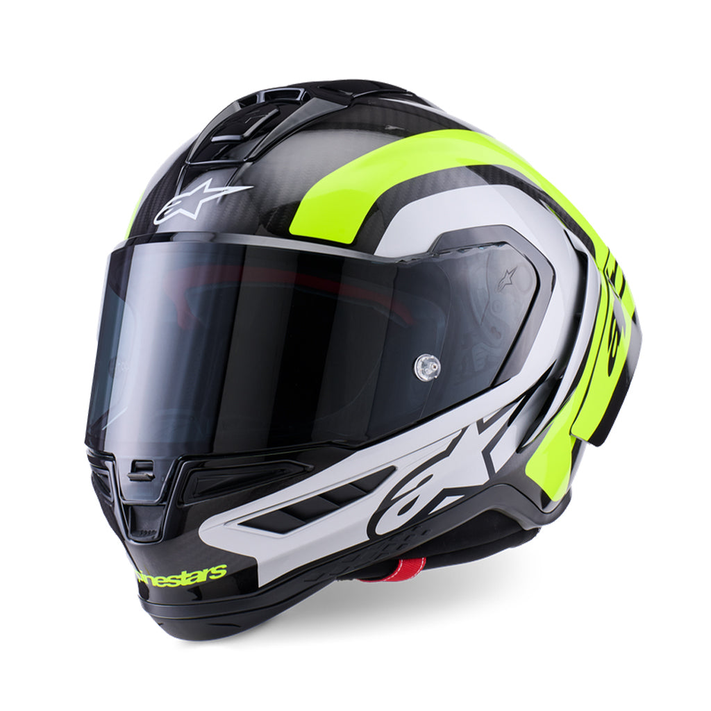 Alpinestars - SR10 Arius Black/Silver/Yellow Helmet