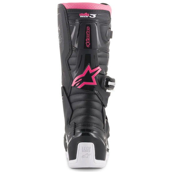 Alpinestars - Stella Tech 3 V2 Black/White/Pink MX Boots