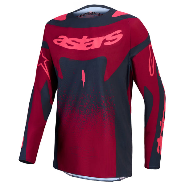 Alpinestars - 2027 Womens Techstar Swan Gray/Red MX Combo