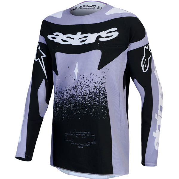 Alpinestars - 2027 Womens Techstar Swan Light Violet/Black Jersey
