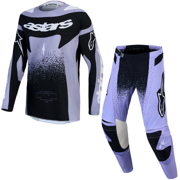 Alpinestars - 2027 Womens Techstar Swan Light Violet/Black MX Combo