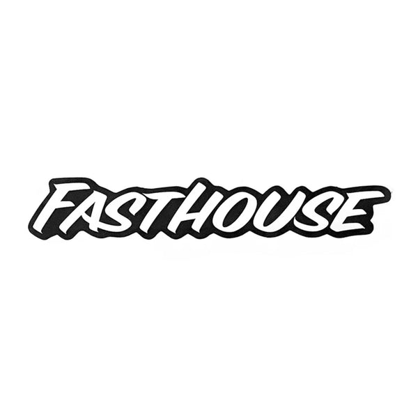 Fasthouse - 6" Black Logo Sticker