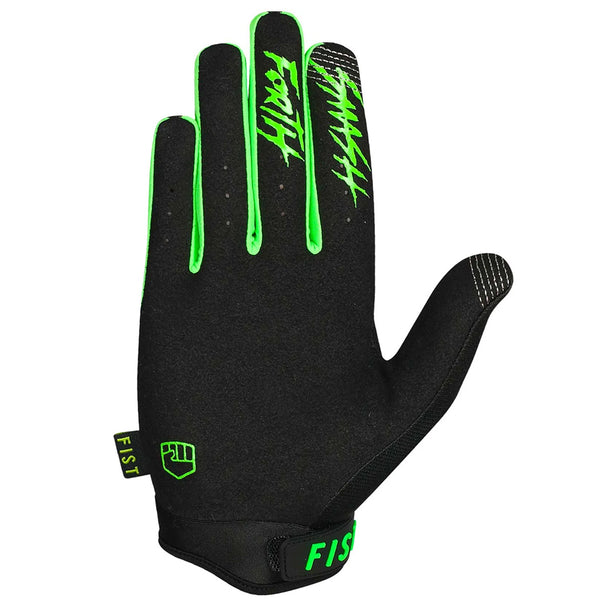 Fist - Youth Stocker Fluoro Green Gloves