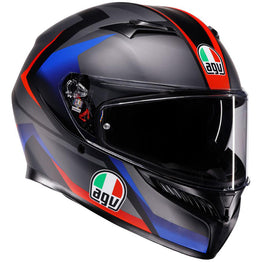 AGV - K3 Striga Matt Black/Blue/Red Helmet