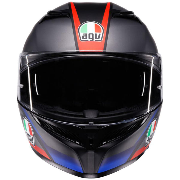 AGV - K3 Striga Matt Black/Blue/Red Helmet