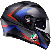AGV - K3 Striga Matt Black/Blue/Red Helmet