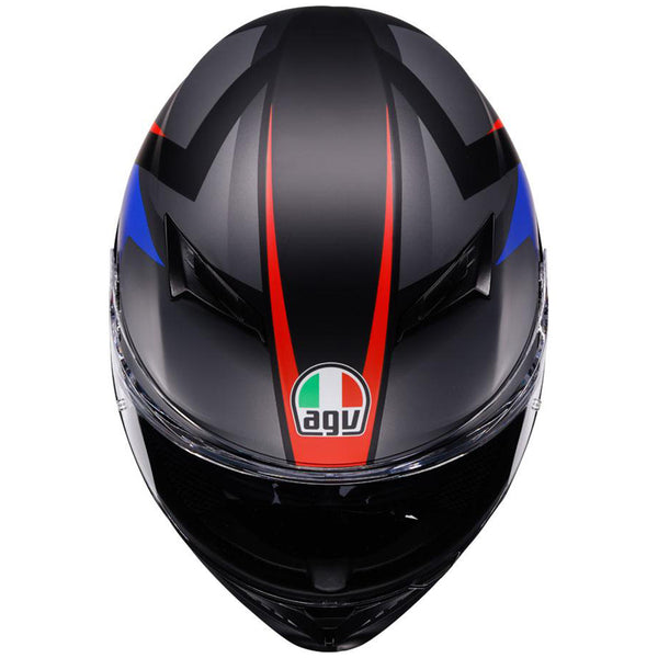 AGV - K3 Striga Matt Black/Blue/Red Helmet