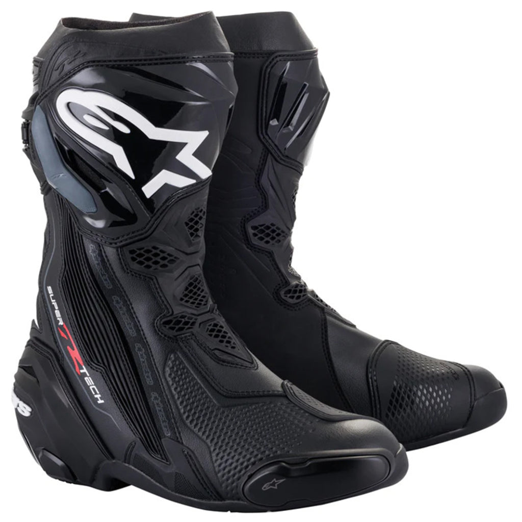 Supertech R Vinales Alpinestars - Supertech R V2 Black Boot - AMA Warehouse