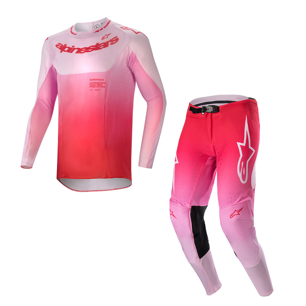 Alpinestars - 2024 Supertech Dade Red Berry/Lilac MX Combo