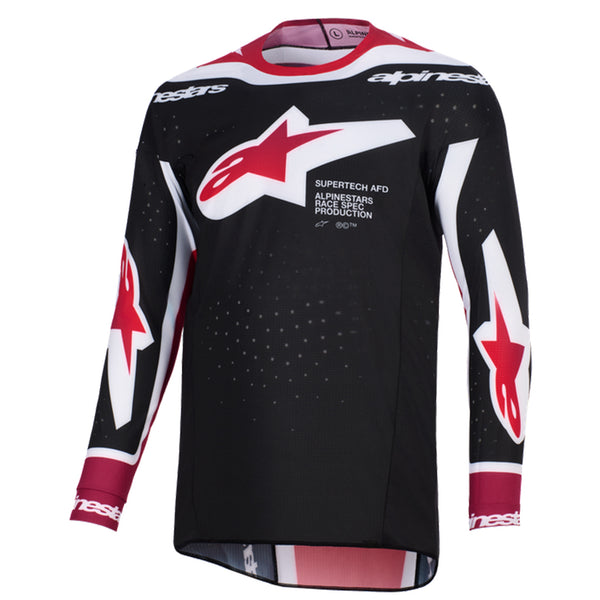 Alpinestars - 2026 Supertech Pro Vista Black/Red/White Jersey