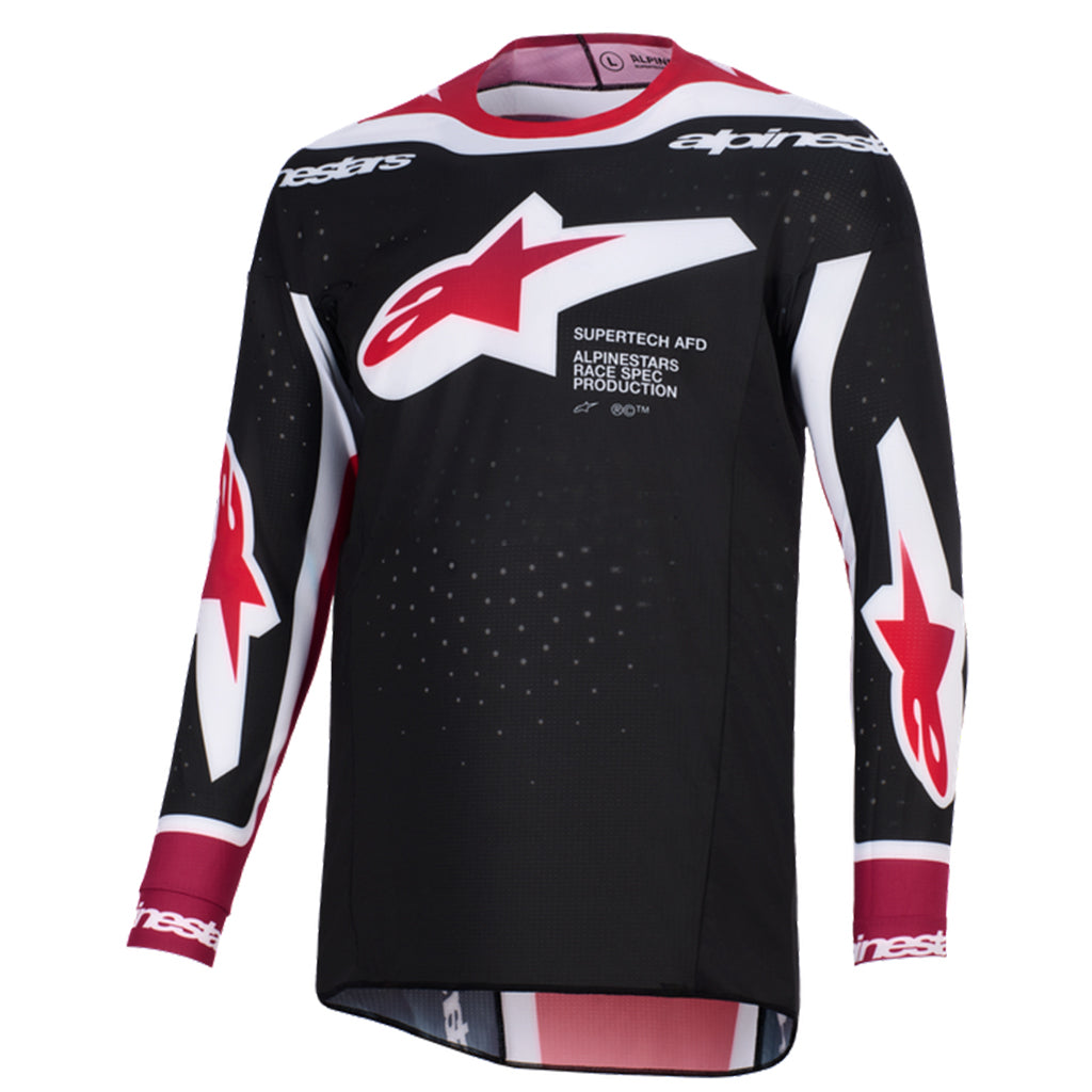 Alpinestars - 2026 Supertech Pro Vista Black/Red/White MX Combo
