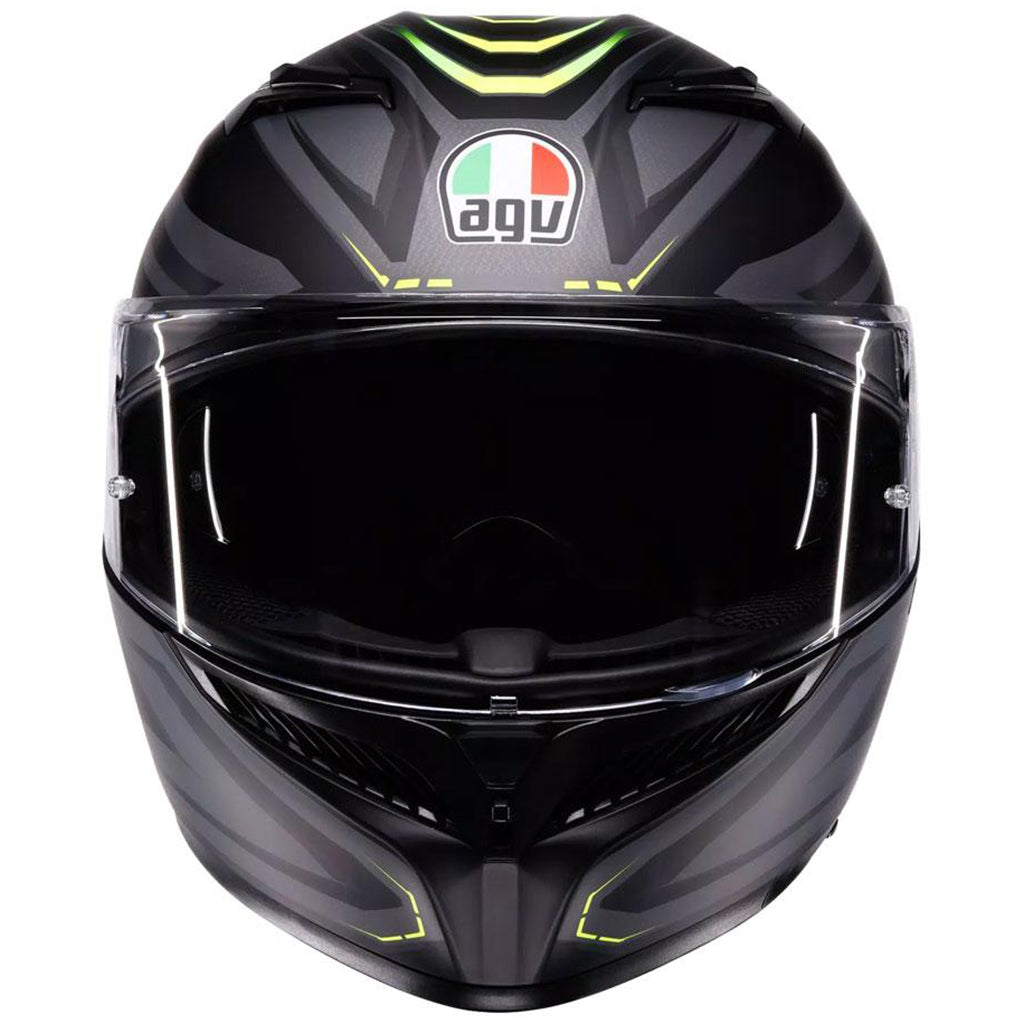 AGV - K3 Syth Matt Black/Yellow Helmet