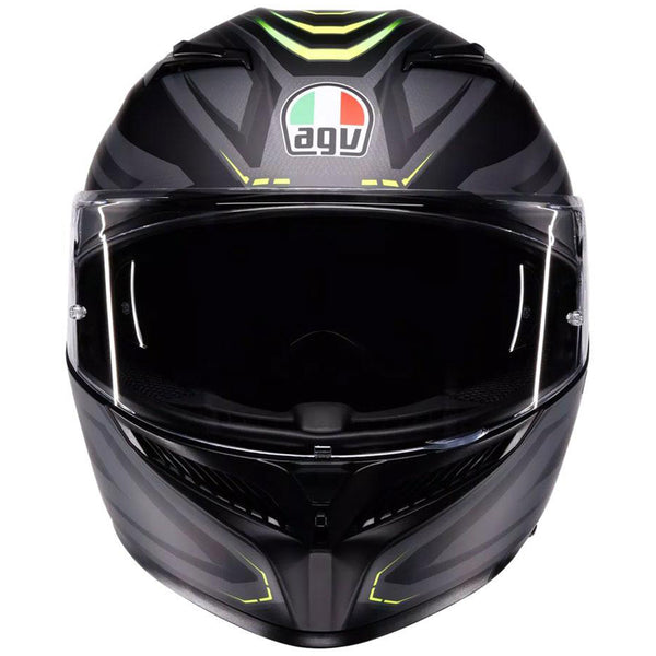AGV - K3 Syth Matt Black/Yellow Helmet