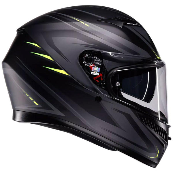 AGV - K3 Syth Matt Black/Yellow Helmet