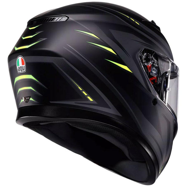 AGV - K3 Syth Matt Black/Yellow Helmet