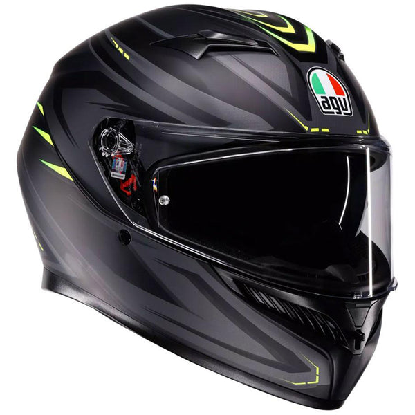 AGV - K3 Syth Matt Black/Yellow Helmet