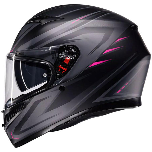 AGV - K3 Syth Matt Black/Pink Helmet
