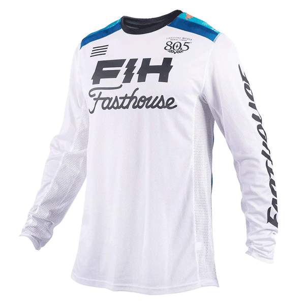 Fasthouse - Grindhouse & Sanguaro Cargo TB Island Hopping White LE Combo