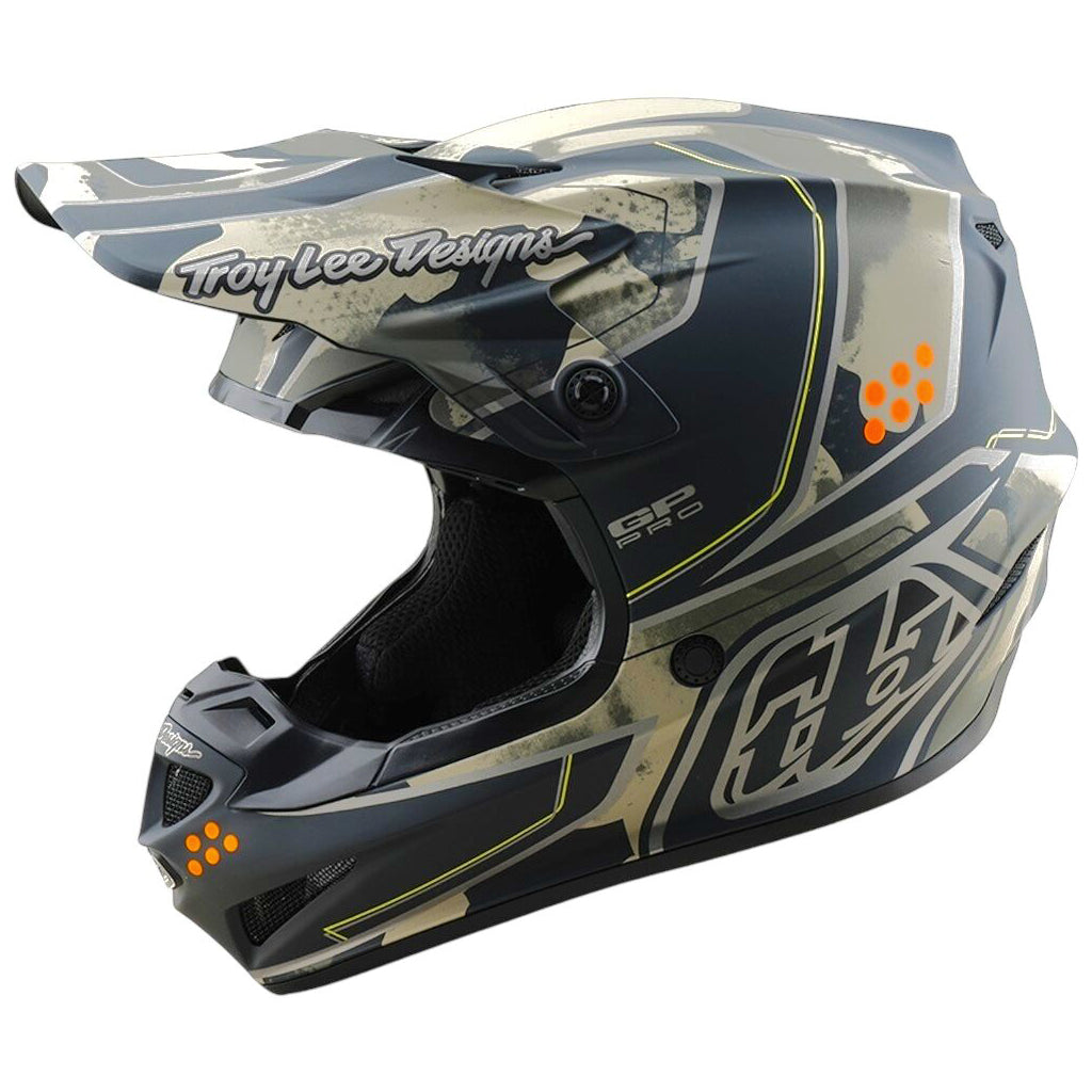 TLD - 2025 GP Pro Trooper Black/Caper Helmet