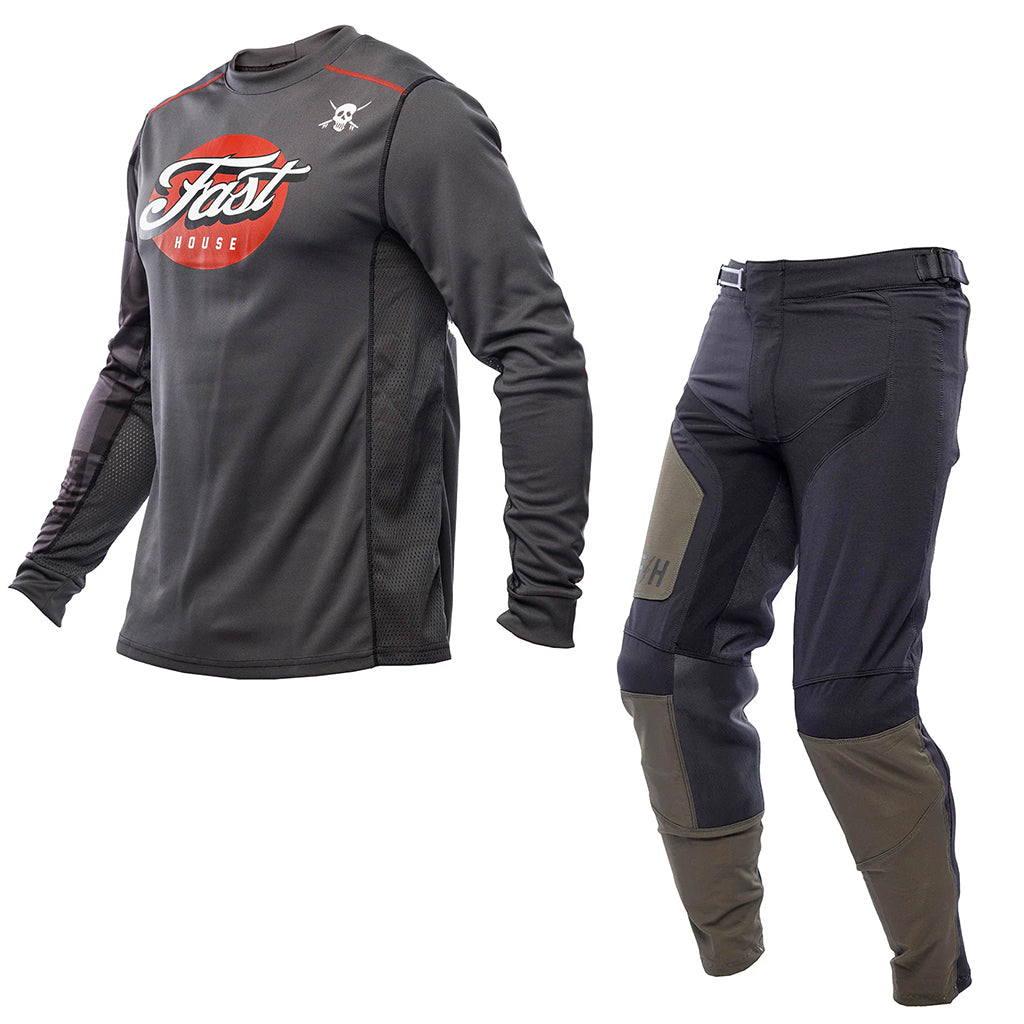 Fasthouse - 2026 Sanguaro Tasker Charcoal MX Combo