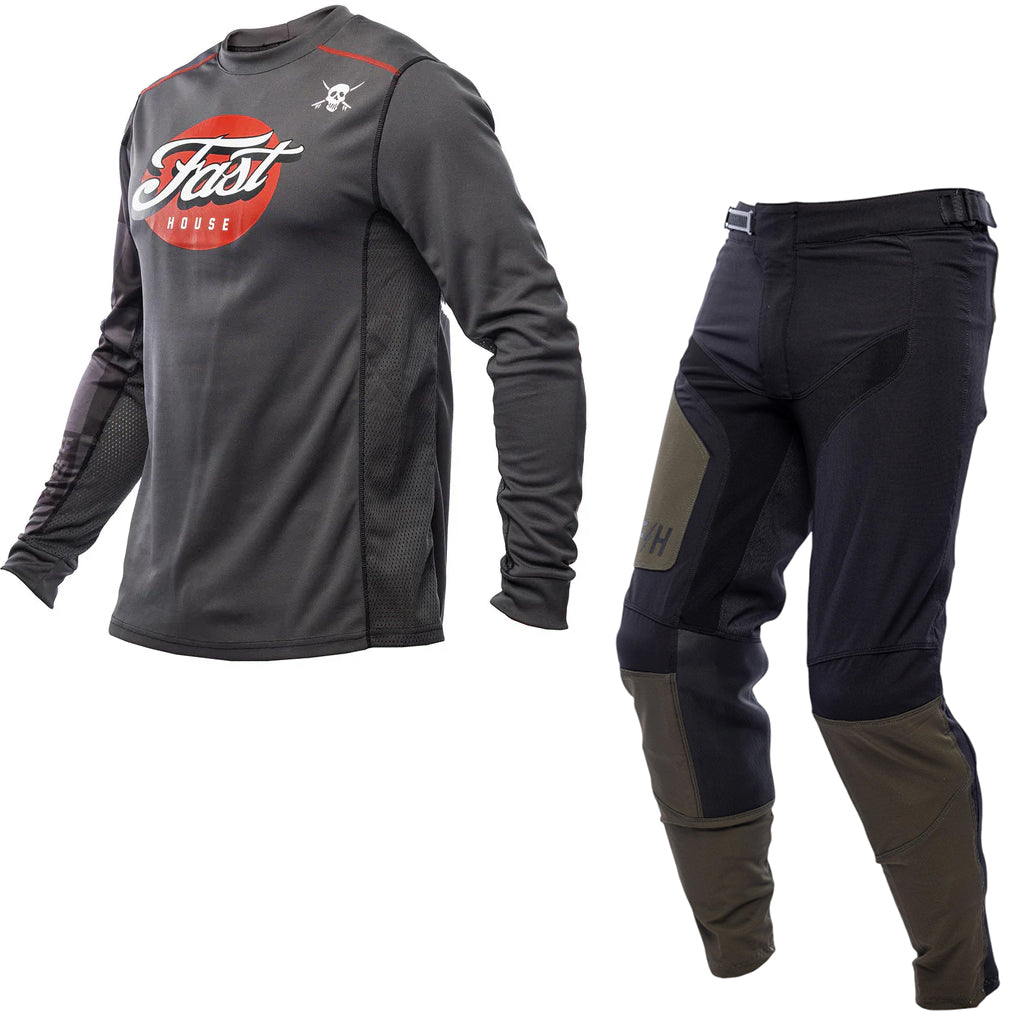 Fasthouse - 2026 Sanguaro Tasker Charcoal MX Combo