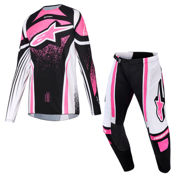 Alpinestars - 2026 Womens Techstar Nomur Black/White/Fuschia MX Combo