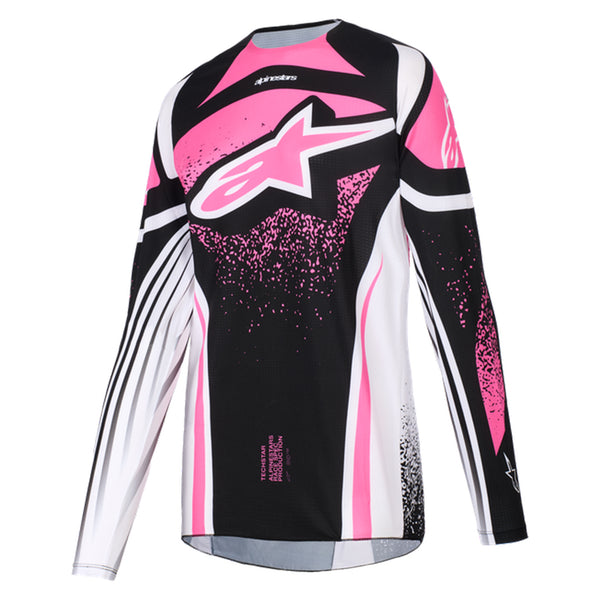 Alpinestars - 2026 Womens Techstar Nomur Black/White/Fuschia Jersey
