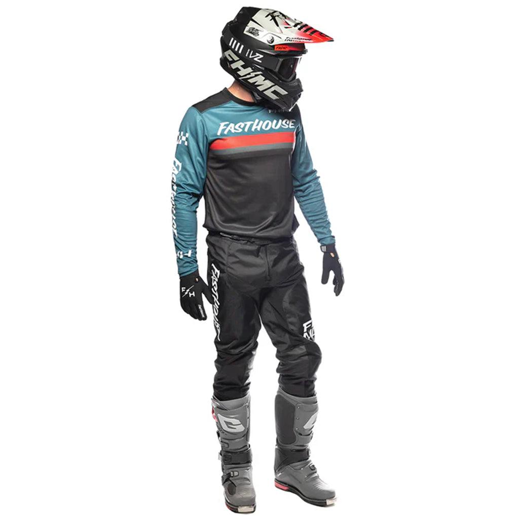 Fasthouse - Carbon Force Teal MX Combo