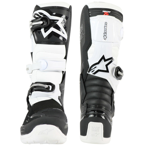 Alpinestars - Tech 7s Black/White Youth MX Boots