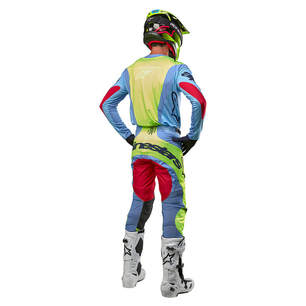 Alpinestars - 2024 Techstar Ocuri Blue/Red/Yellow MX Combo