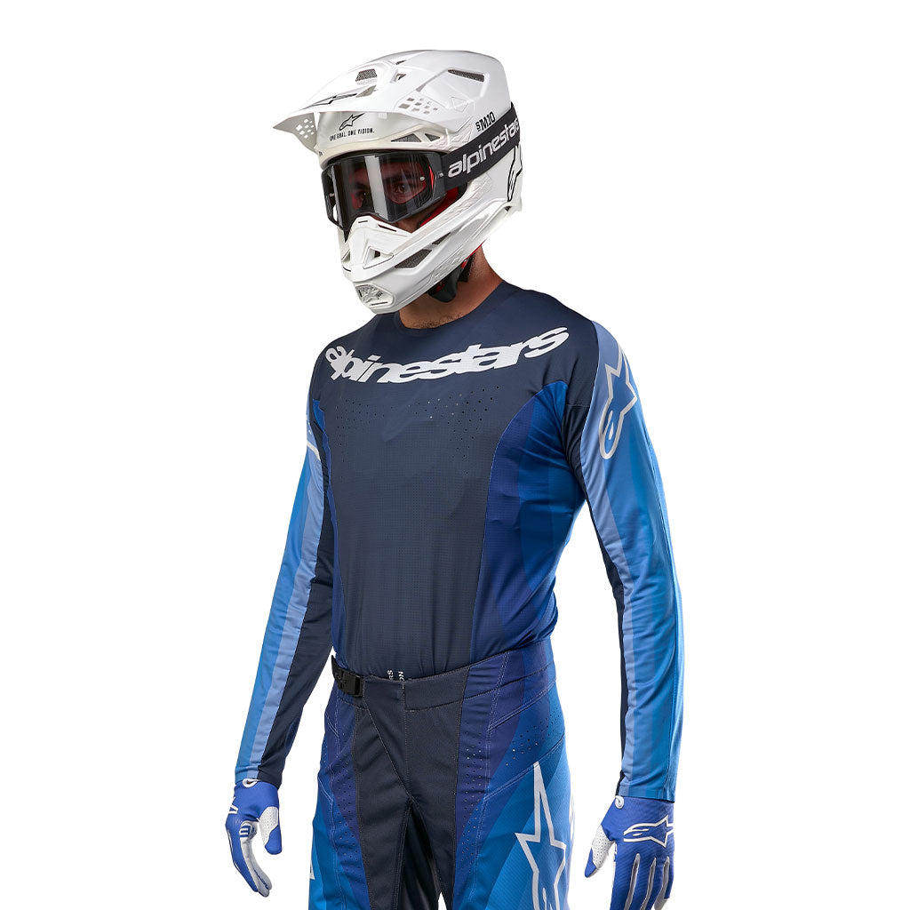 Tectshar Alpinestars - 2024 Techstar Pneuma Navy/Blue Jersey - AMA Warehouse