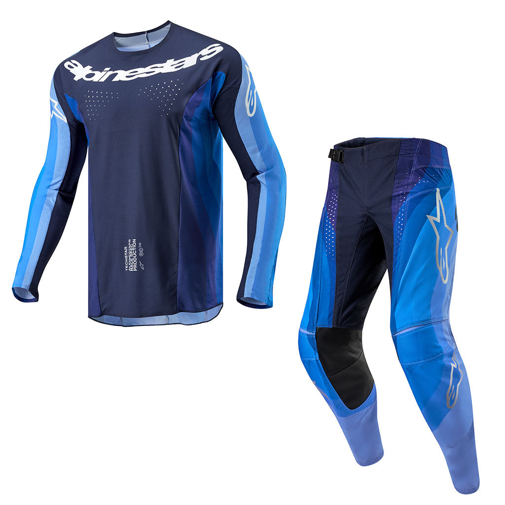 Alpinestars - 2024 Techstar Pneuma Navy/Blue MX Combo