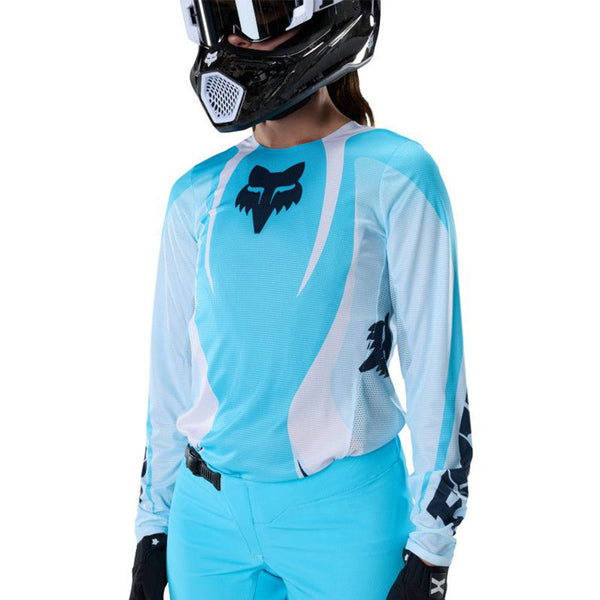Fox - 2027 Womens Flexair Thorn Sky Blue MX Combo