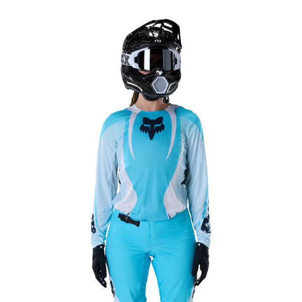 Fox - 2027 Womens Flexair Thorn Sky Blue MX Combo
