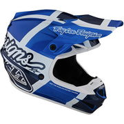 TLD - Youth SE4 Poly MIPS Quattro Blue/White Helmet