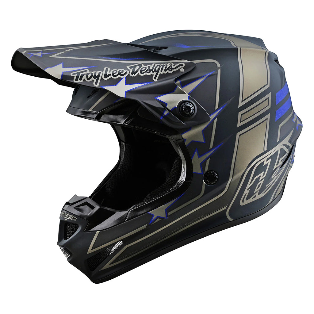 TLD - SE4 Poly MIPS Flagstaff Black/Bronze/Blue Helmet