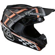 TLD - SE4 Poly MIPS Warped Black/Copper Helmet