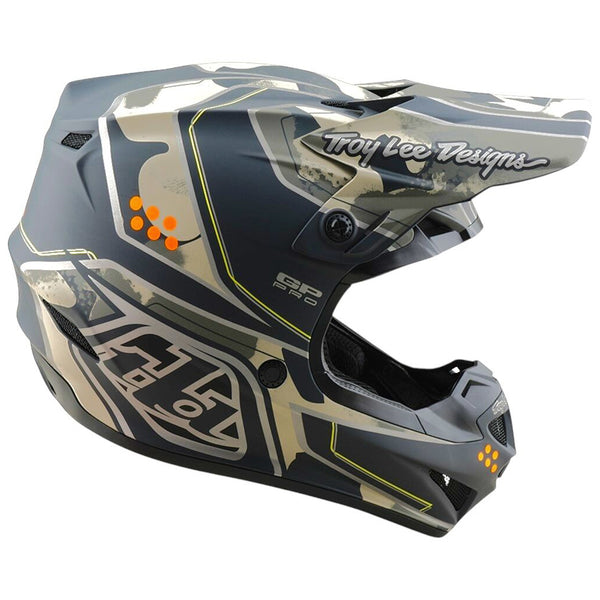TLD - 2025 GP Pro Trooper Black/Caper Helmet