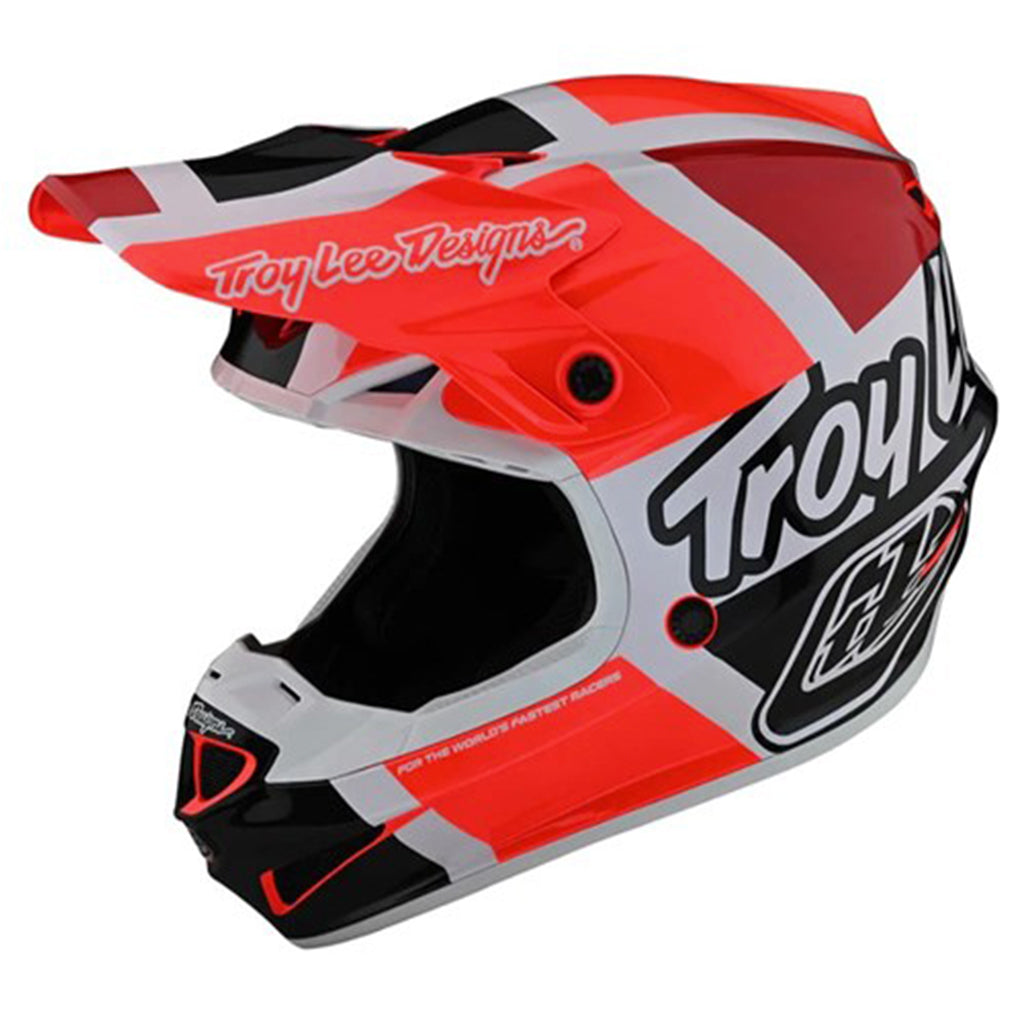 TLD - Youth SE4 Poly MIPS Quattro Red/Charcoal Helmet