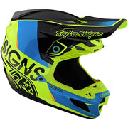 TLD - SE5 Composite Qualifier Yellow/Blue Helmet