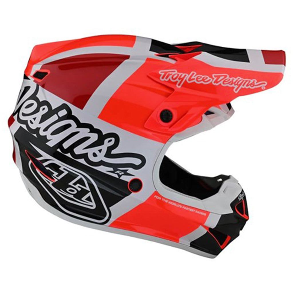 TLD - Youth SE4 Poly MIPS Quattro Red/Charcoal Helmet