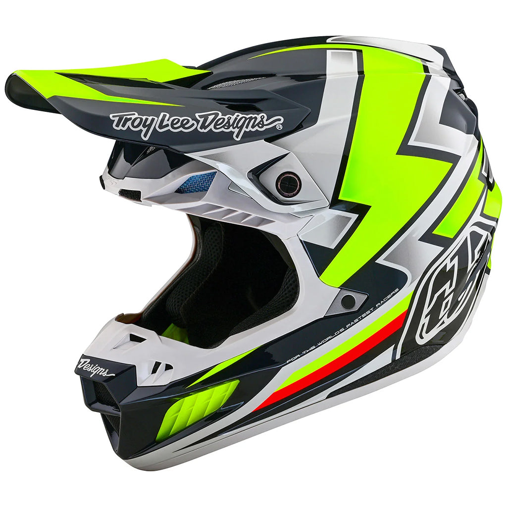 TLD - SE5 Compsite Ever Black/Grey/Yellow Helmet