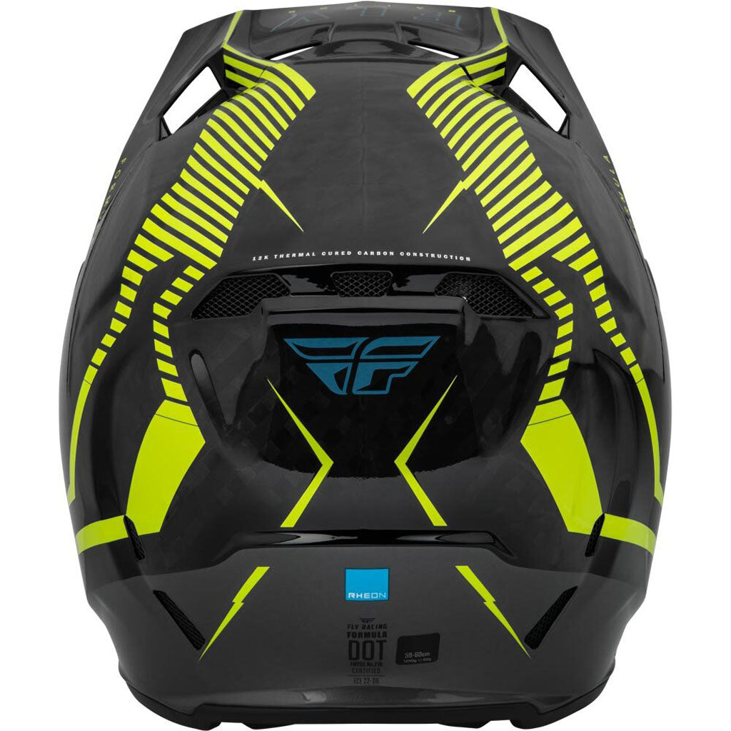 Fly Racing - Formula Carbon Tracer Yellow/Black Helmet